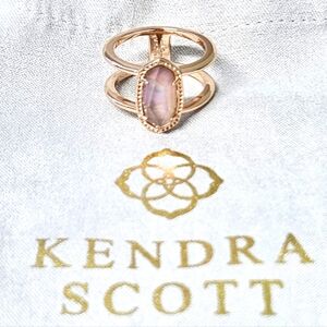 Kendra Scott Elyse Gold Double Band Ring